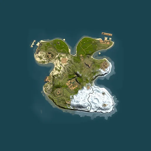 Rust map seed 1917506518, 2000x2000m top-down preview