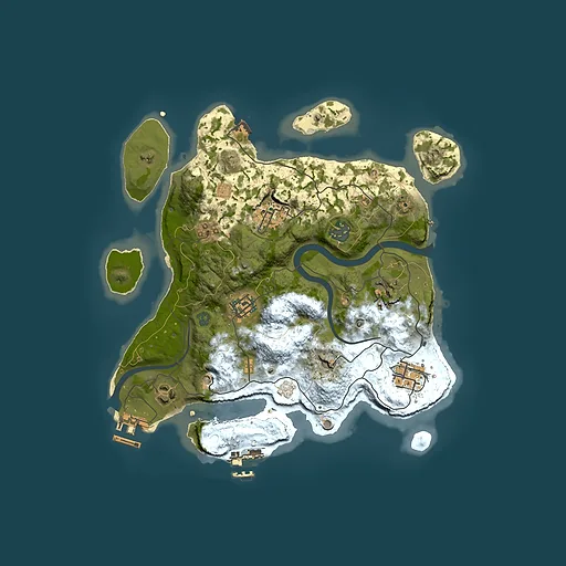 Rust map seed 508118036, 3000x3000m top-down preview