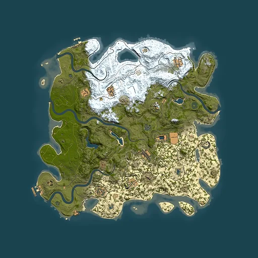 Rust map seed 395739095, 4500x4500m top-down preview