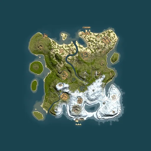 Rust map seed 1423278840, 3000x3000m top-down preview
