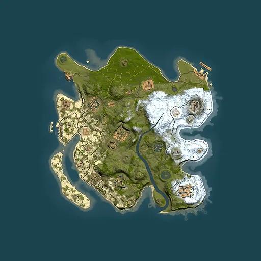 Rust map seed 1652516293, 3000x3000m top-down preview