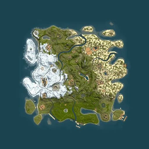 Rust map seed 1488235159, 4000x4000m top-down preview