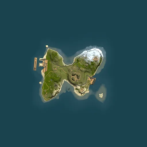 Rust map seed 46445323, 1500x1500m top-down preview