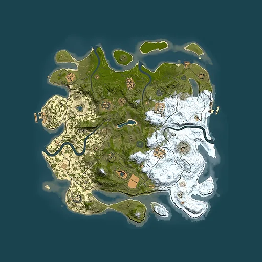 Rust map seed 22924829, 4000x4000m top-down preview