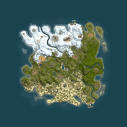Rust map seed 535846712, 4000x4000m top-down preview