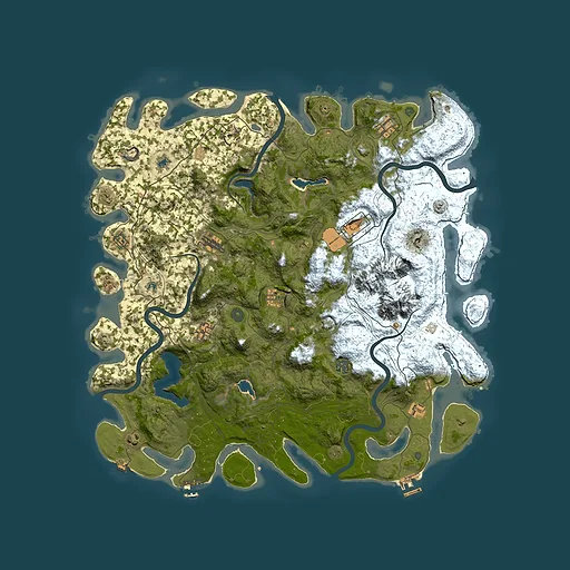Rust map seed 1935310639, 5000x5000m top-down preview