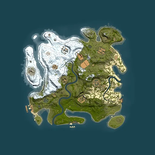 Rust map seed 2038201098, 3500x3500m top-down preview