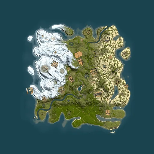 Rust map seed 395021035, 4000x4000m top-down preview