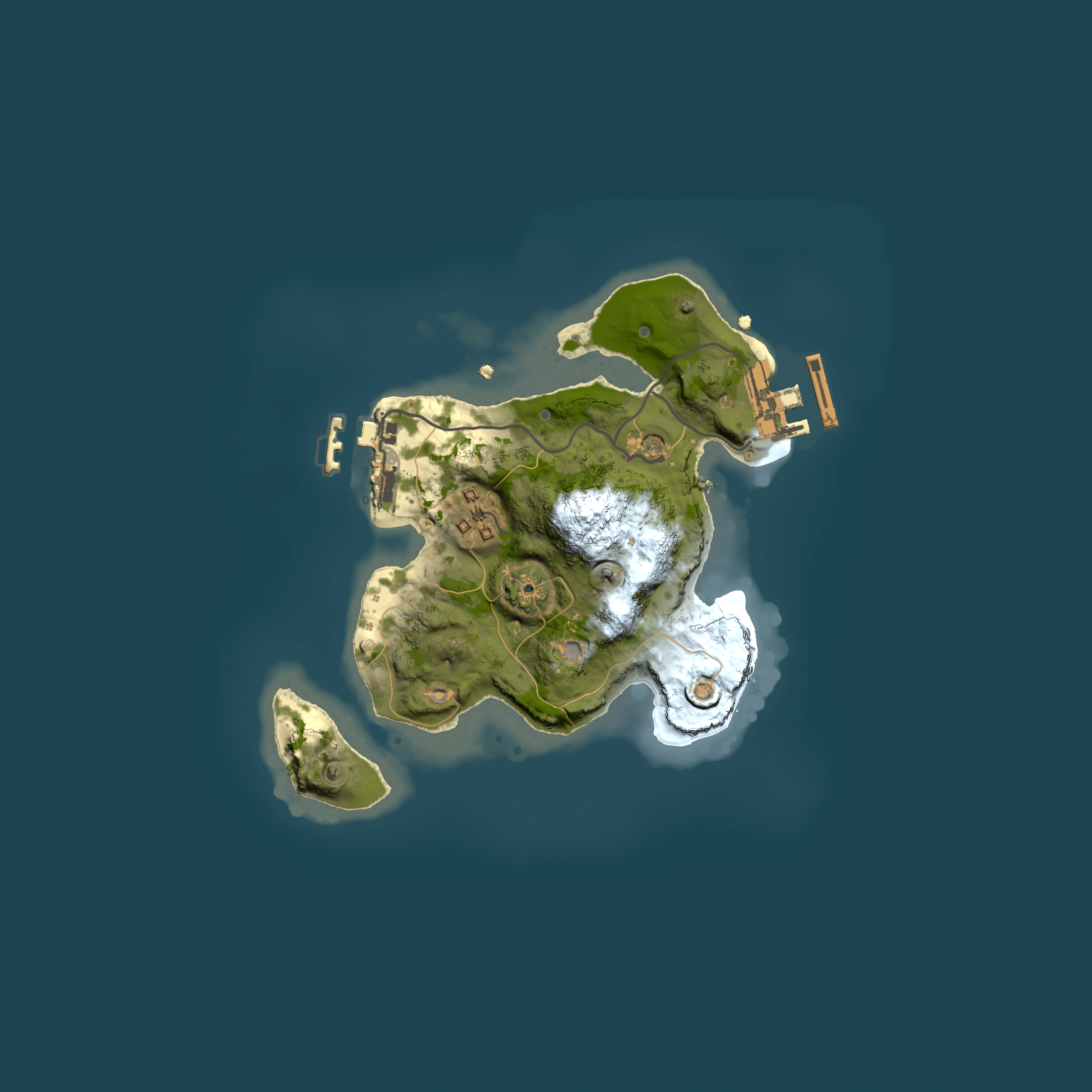 Full top-down render of Rust map seed 416238853, 2000x2000m