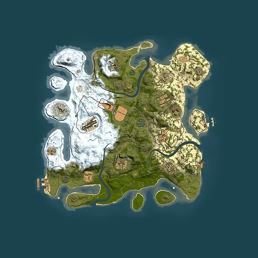 Rust map seed 1798989697, 3500x3500m top-down preview