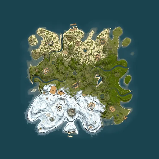 Rust map seed 615372489, 4000x4000m top-down preview