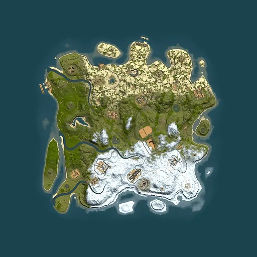 Rust map seed 1026051216, 4000x4000m top-down preview