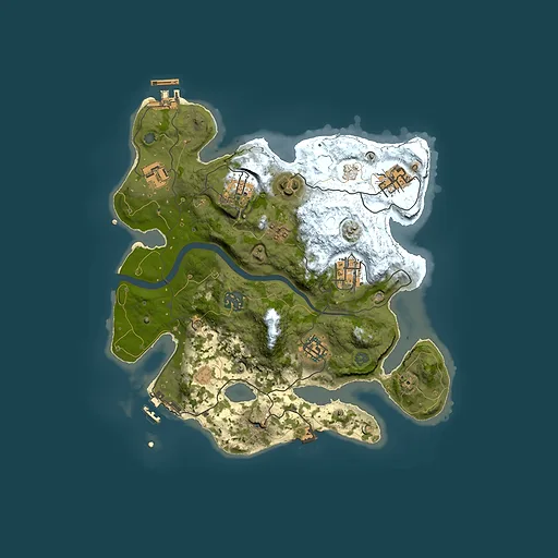 Rust map seed 1899848410, 3000x3000m top-down preview