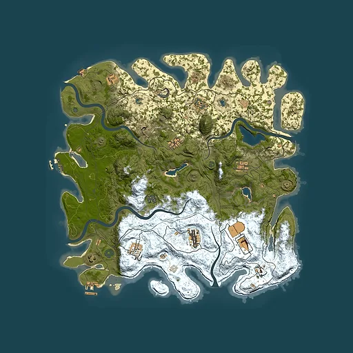 Rust map seed 1571206231, 4500x4500m top-down preview