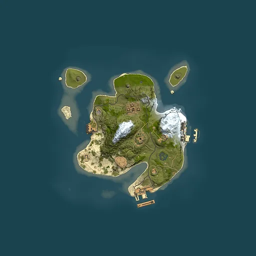Rust map seed 1025207525, 2000x2000m top-down preview