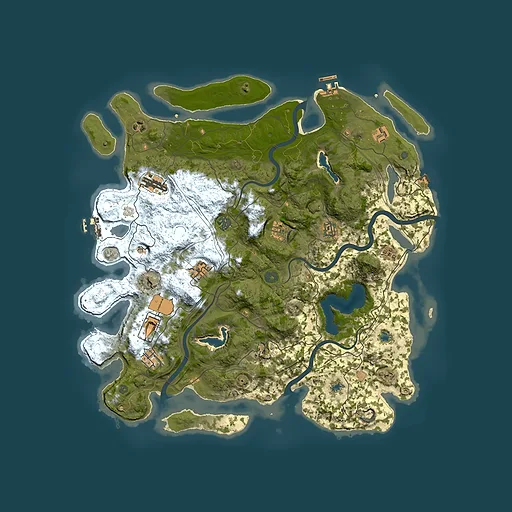 Rust map seed 1452533583, 4500x4500m top-down preview