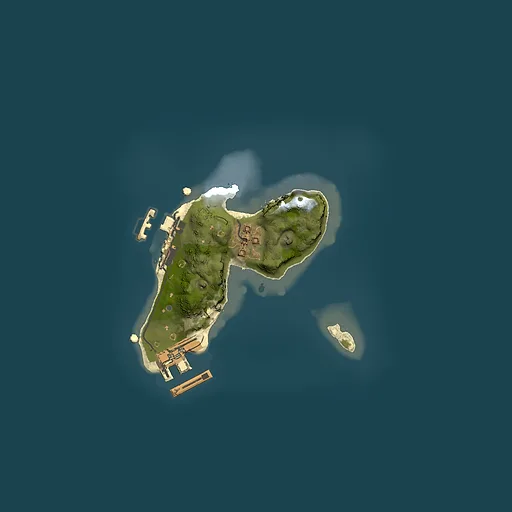 Rust map seed 2049295845, 1500x1500m top-down preview