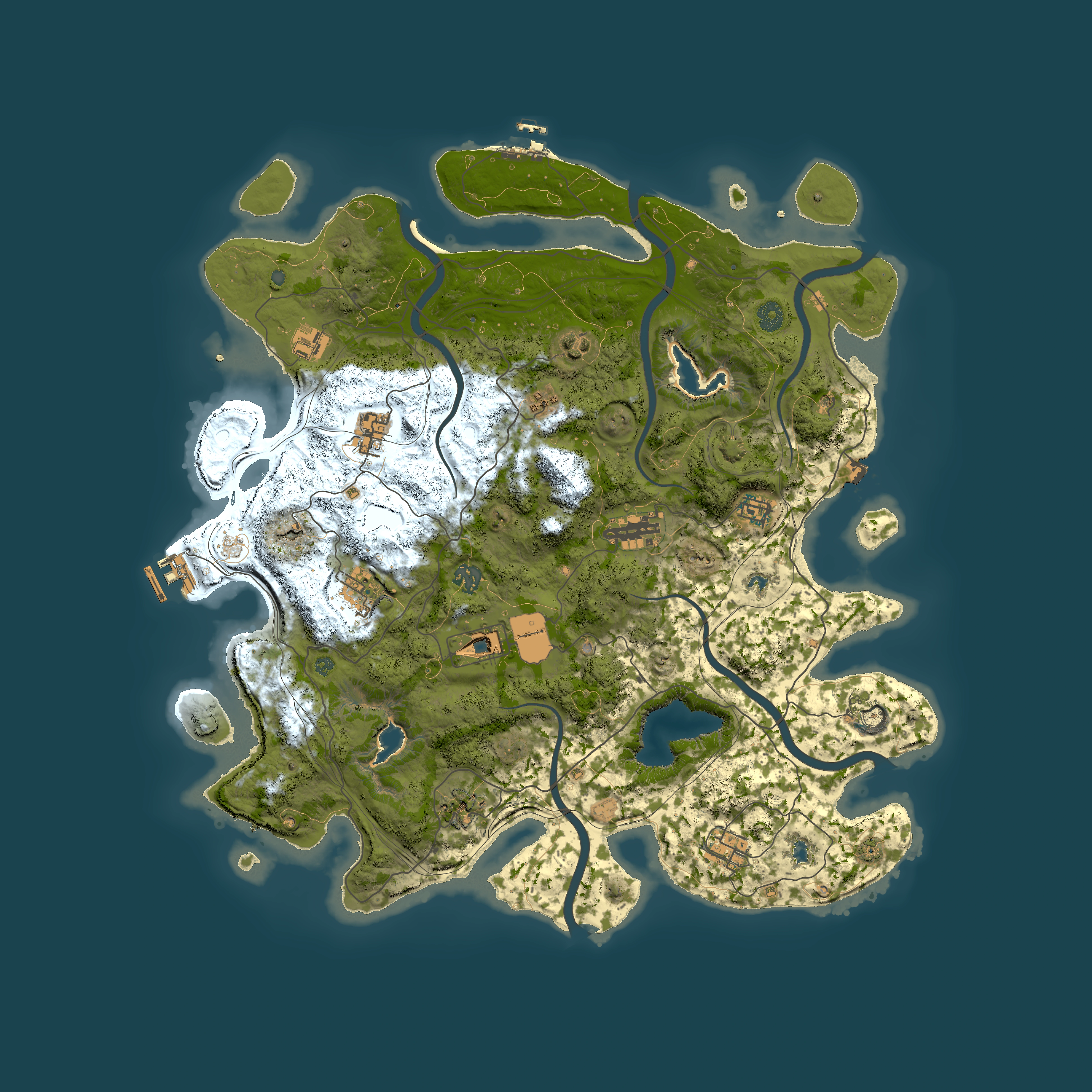 Full top-down render of Rust map seed 1787032941, 4500x4500m