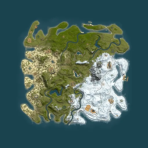 Rust map seed 1994895260, 5000x5000m top-down preview