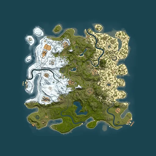 Rust map seed 1565500318, 4500x4500m top-down preview