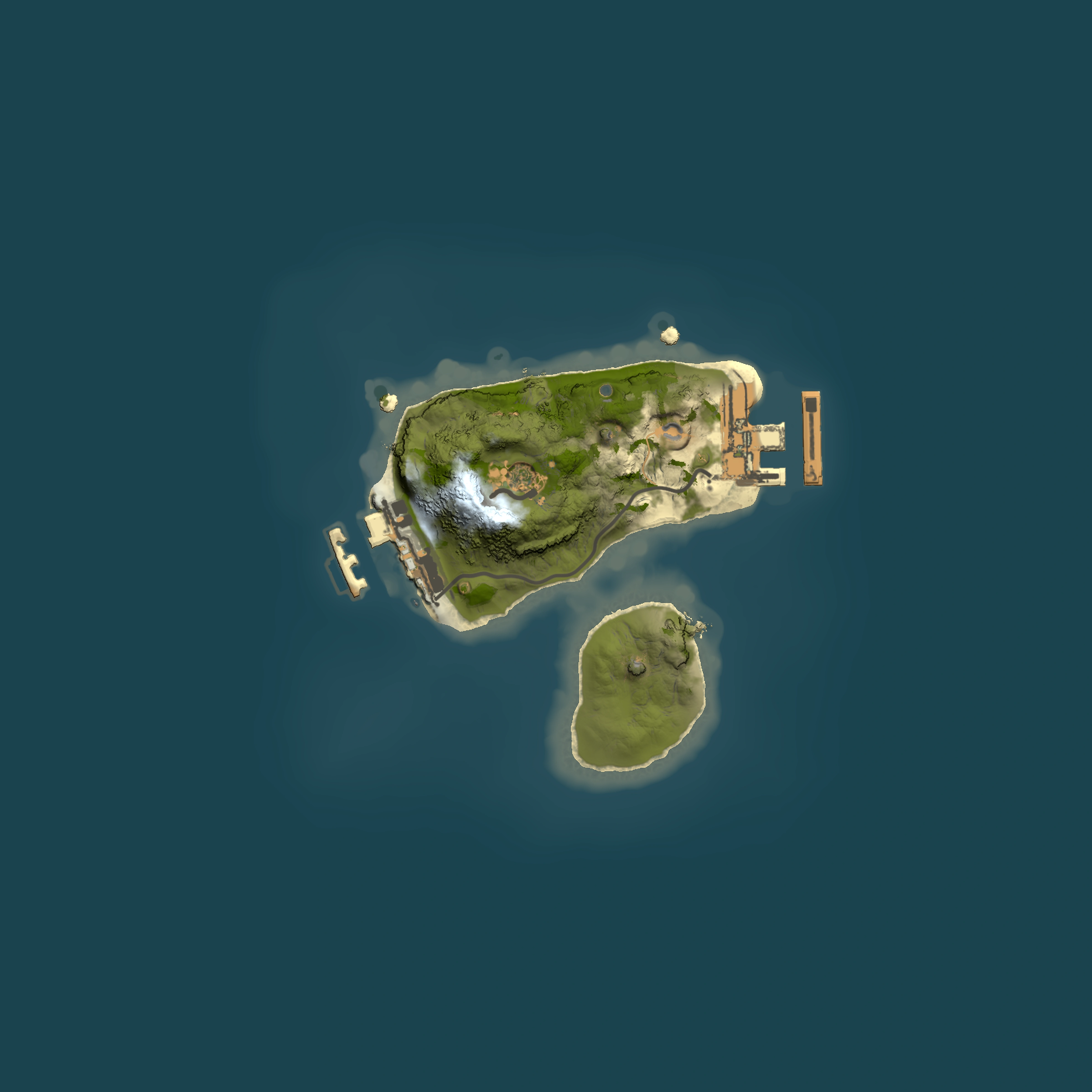Full top-down render of Rust map seed 1970304974, 1500x1500m