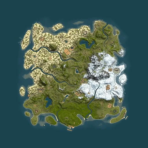Rust map seed 1144206789, 5000x5000m top-down preview