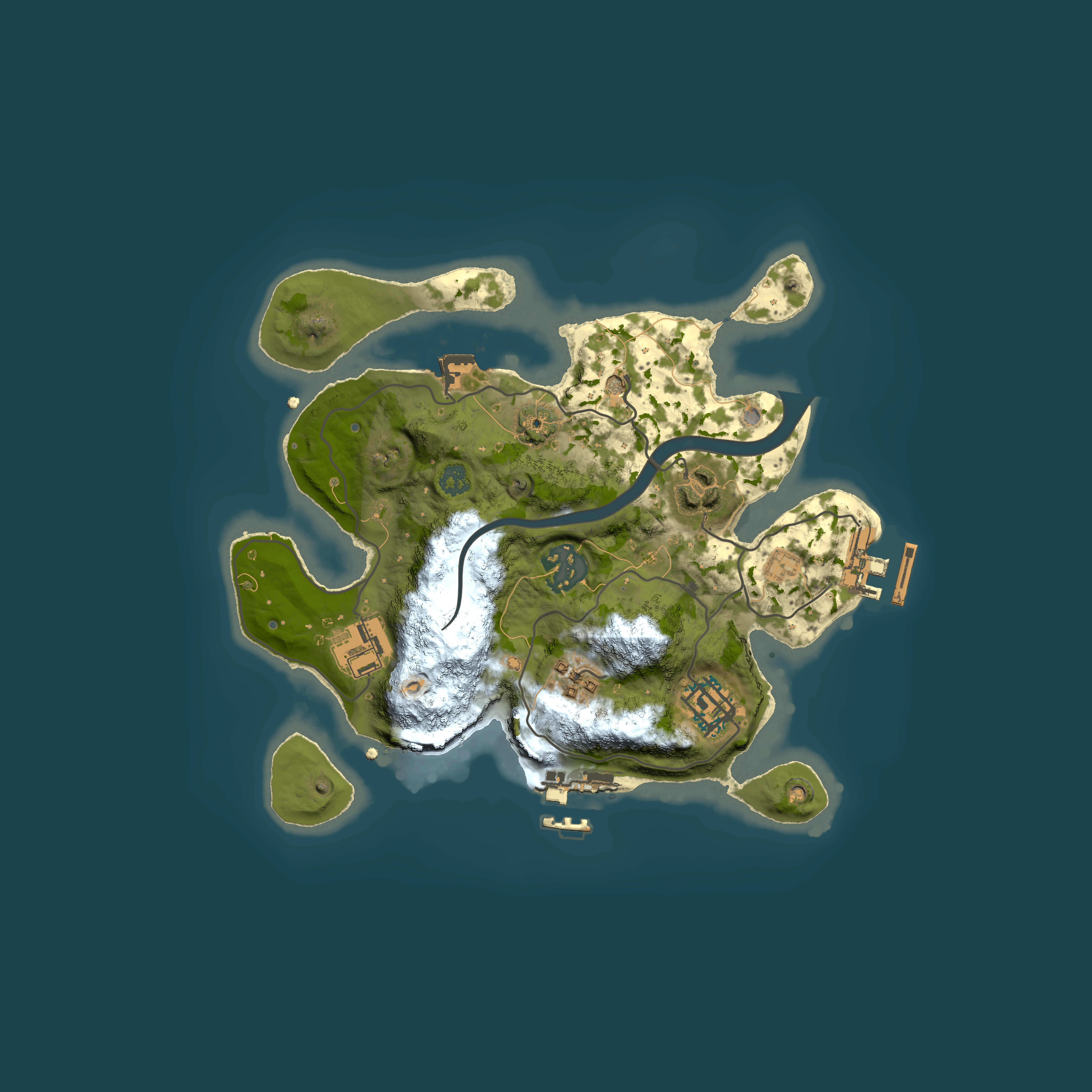 Full top-down render of Rust map seed 1449755171, 2500x2500m