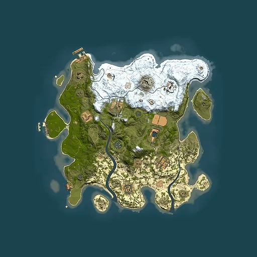 Rust map seed 752360272, 3500x3500m top-down preview