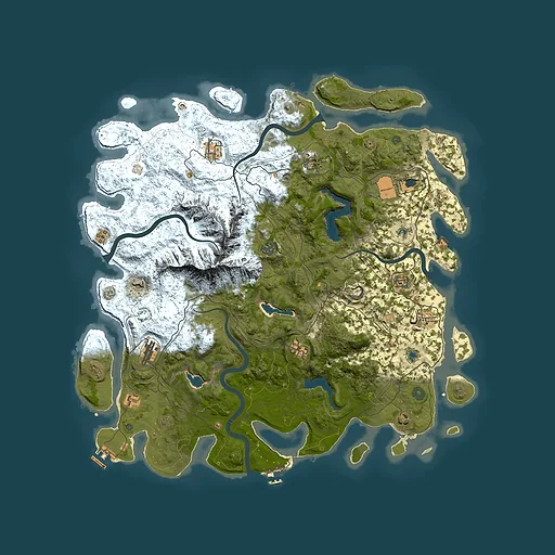 Rust map seed 1962702244, 5000x5000m top-down preview