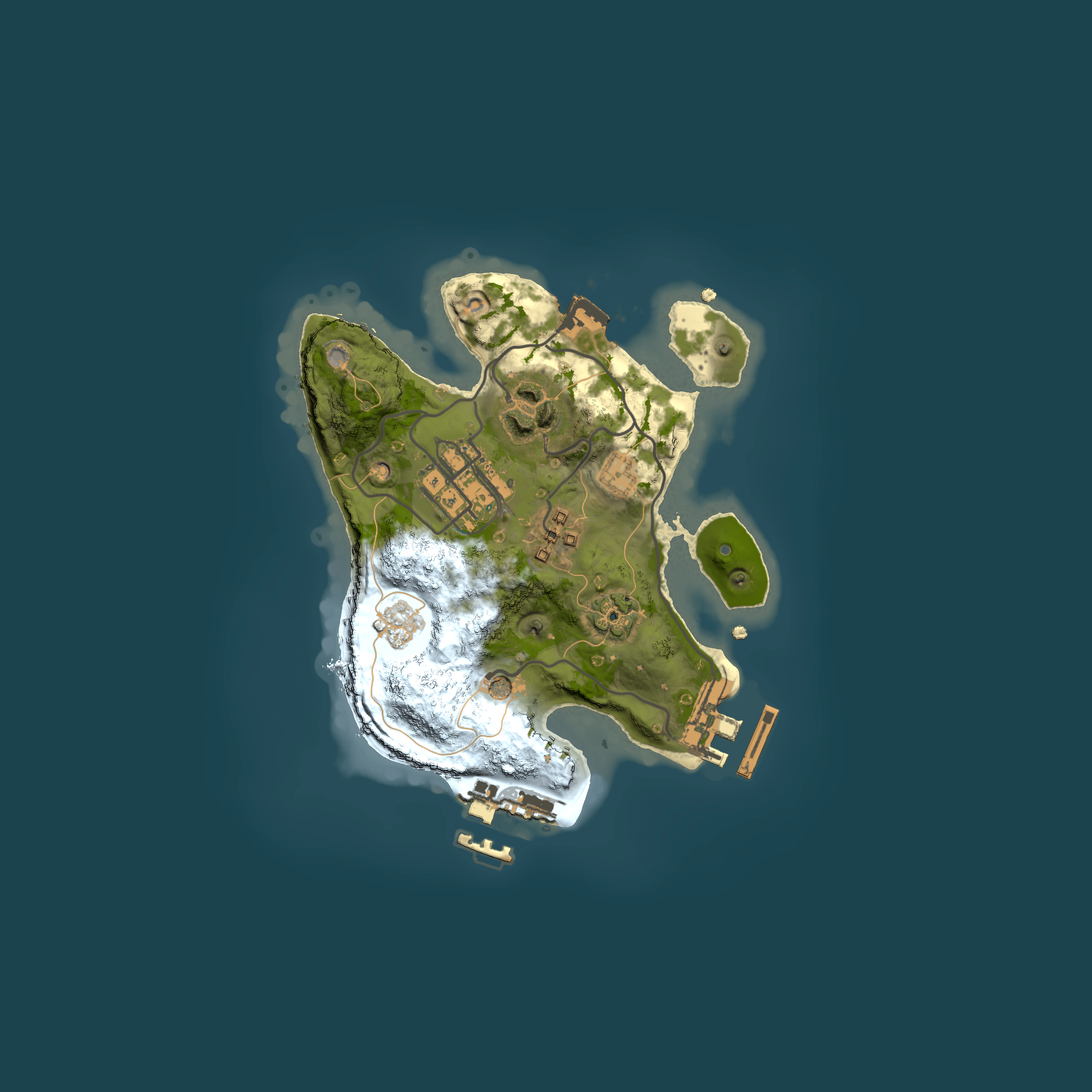 Full top-down render of Rust map seed 782274059, 2000x2000m