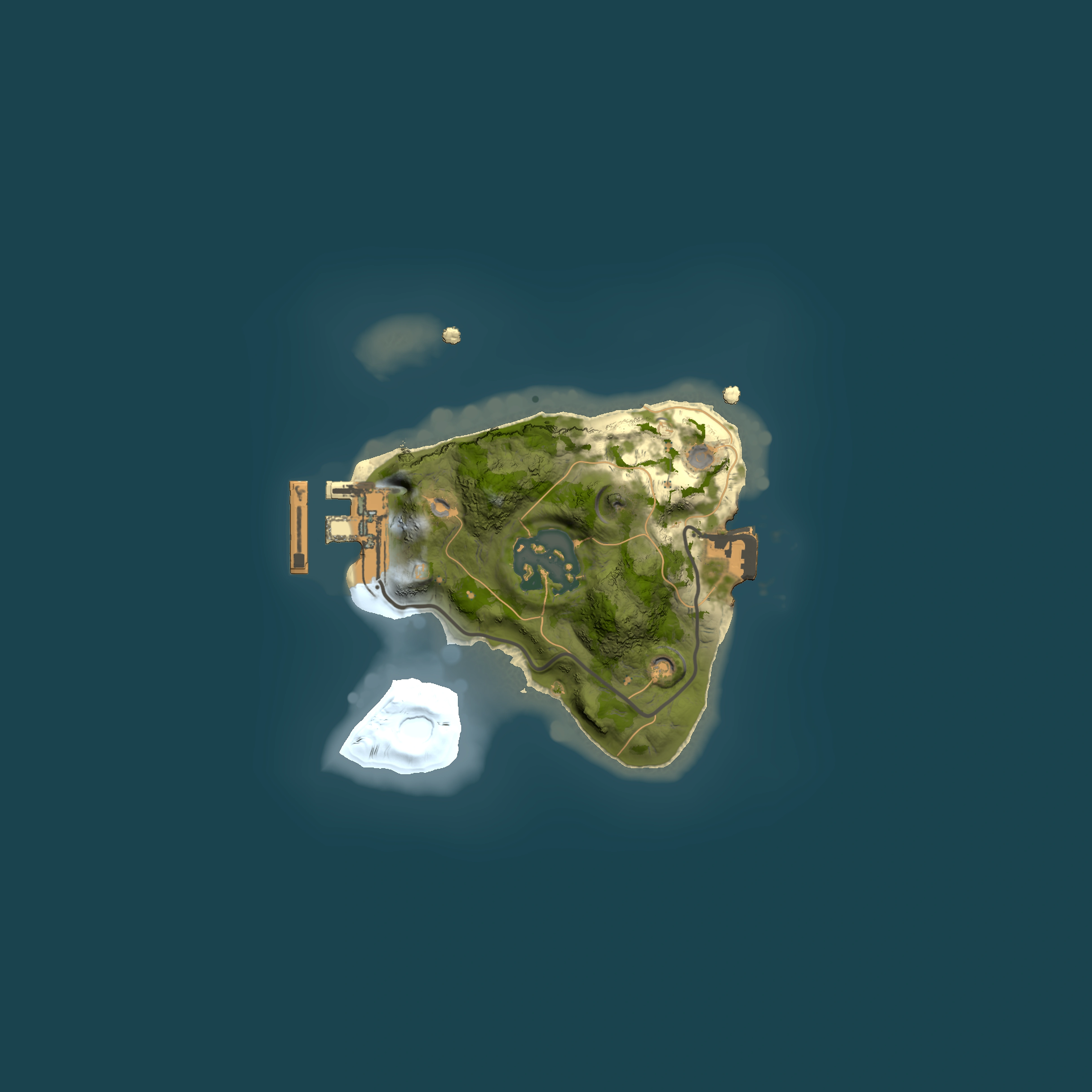 Full top-down render of Rust map seed 898695746, 1500x1500m