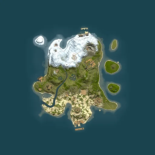 Rust map seed 476251031, 2500x2500m top-down preview