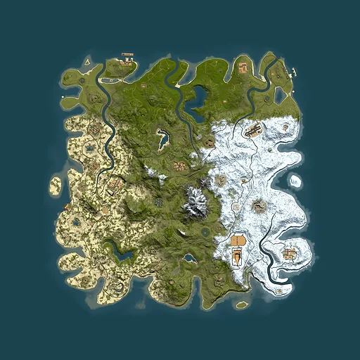 Rust map seed 914181030, 5000x5000m top-down preview