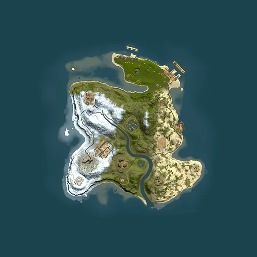 Rust map seed 705634648, 2500x2500m top-down preview