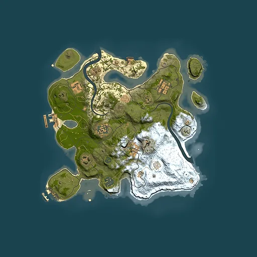Rust map seed 993864538, 3000x3000m top-down preview
