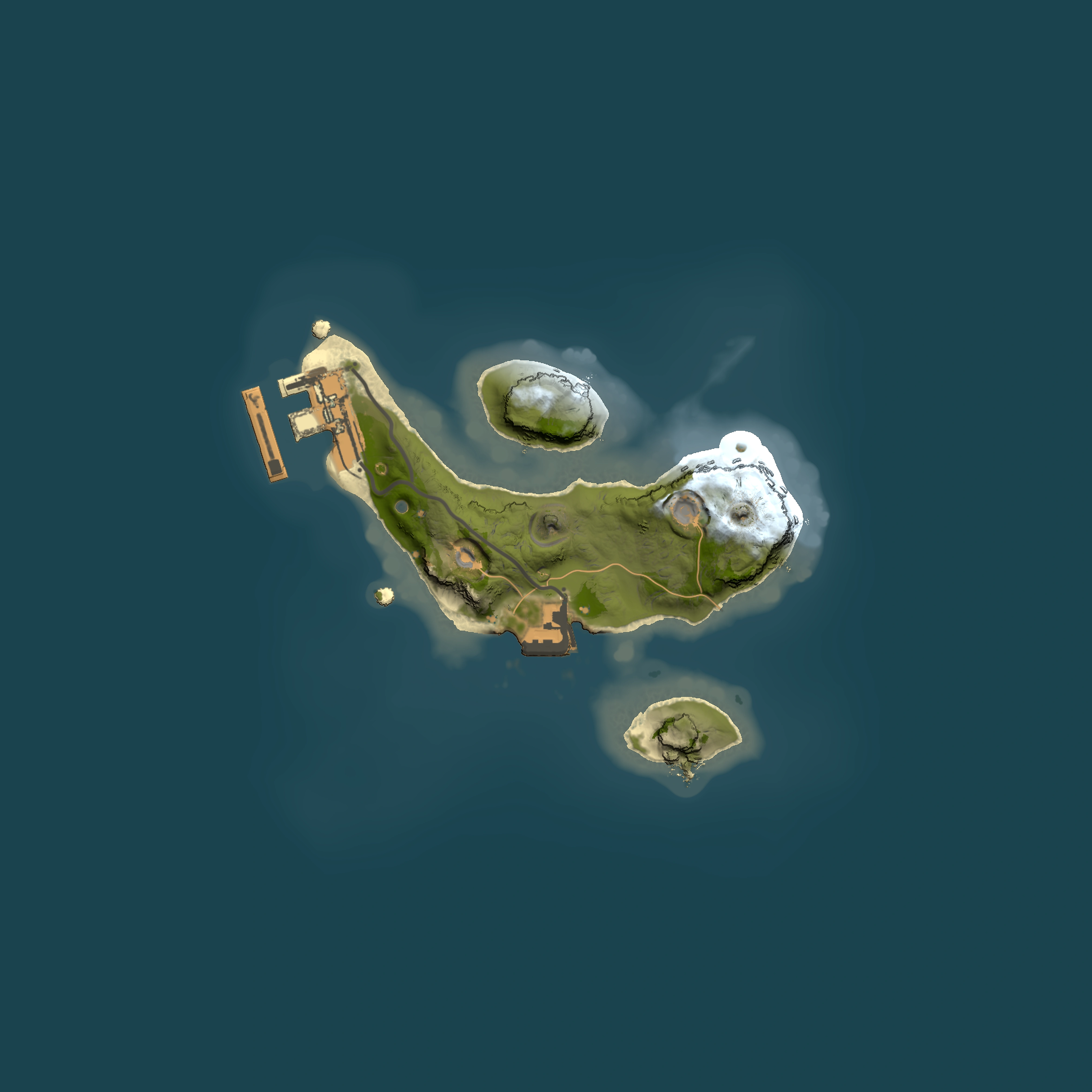 Full top-down render of Rust map seed 935669537, 1500x1500m