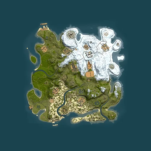 Rust map seed 1905114774, 3500x3500m top-down preview