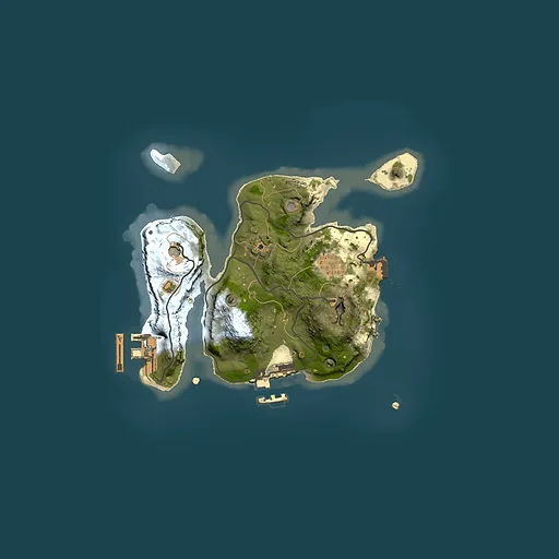 Rust map seed 993683800, 2000x2000m top-down preview