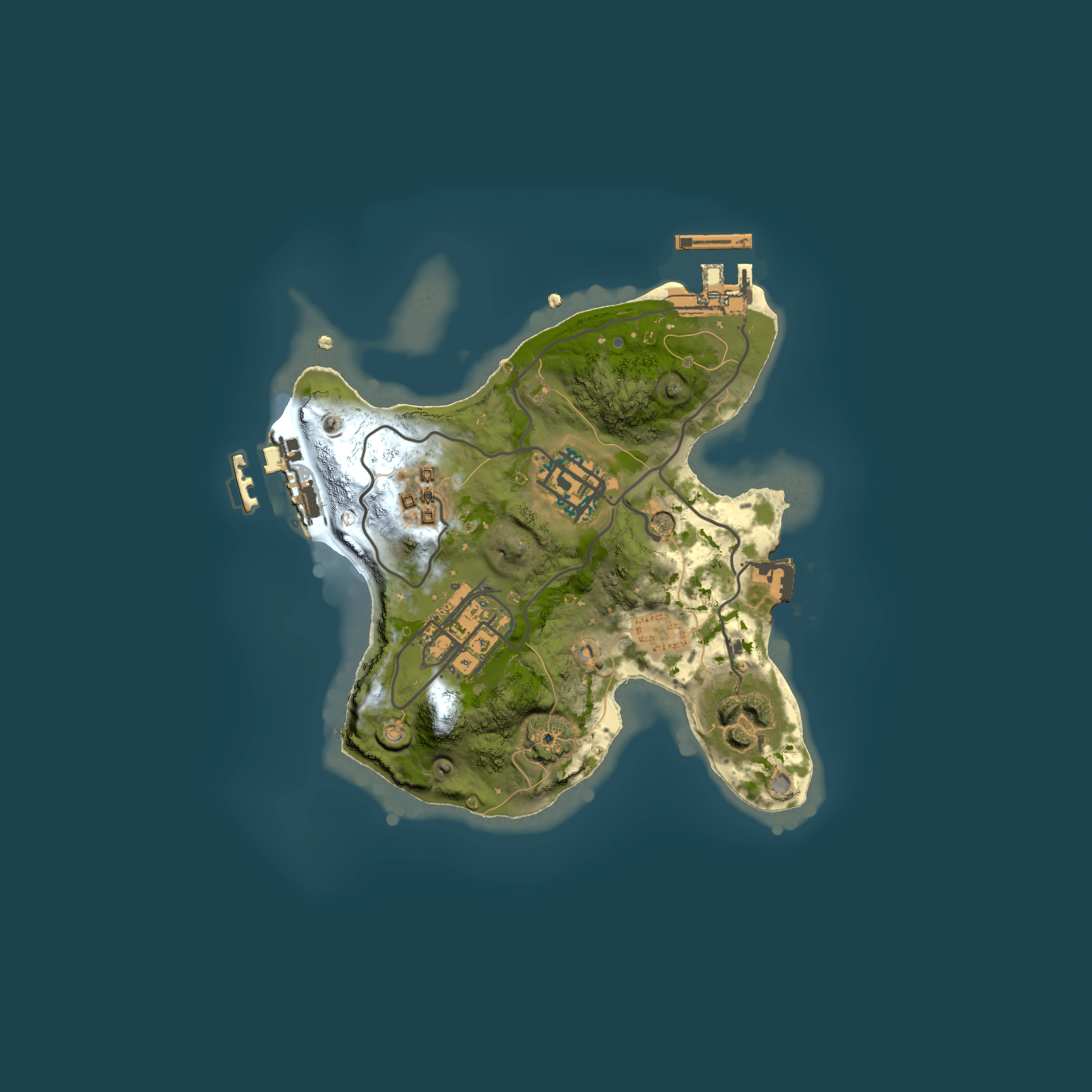 Full top-down render of Rust map seed 1793475992, 2000x2000m