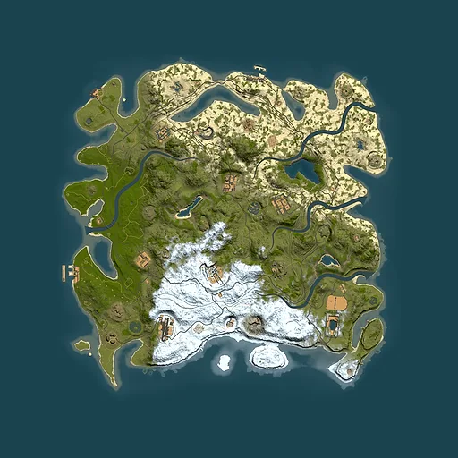 Rust map seed 377880244, 4500x4500m top-down preview