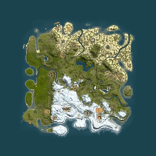 Rust map seed 84579827, 4500x4500m top-down preview