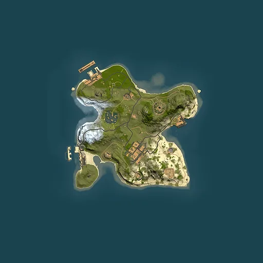 Rust map seed 1485003211, 2000x2000m top-down preview