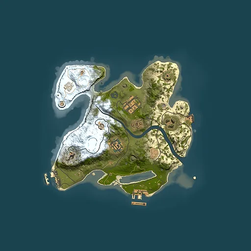 Rust map seed 791925746, 2500x2500m top-down preview