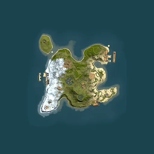 Rust map seed 1424788138, 2000x2000m top-down preview