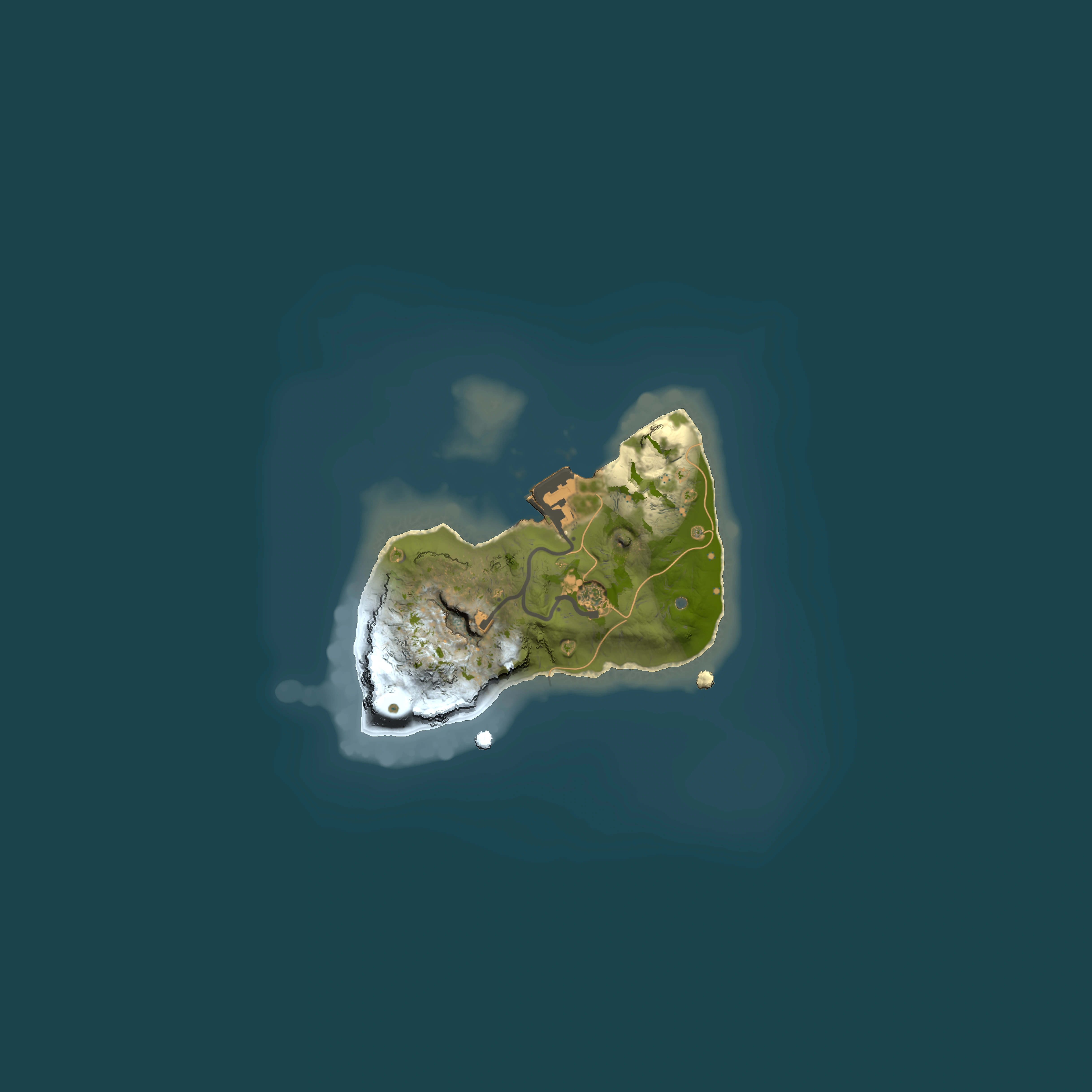 Full top-down render of Rust map seed 332515068, 1500x1500m