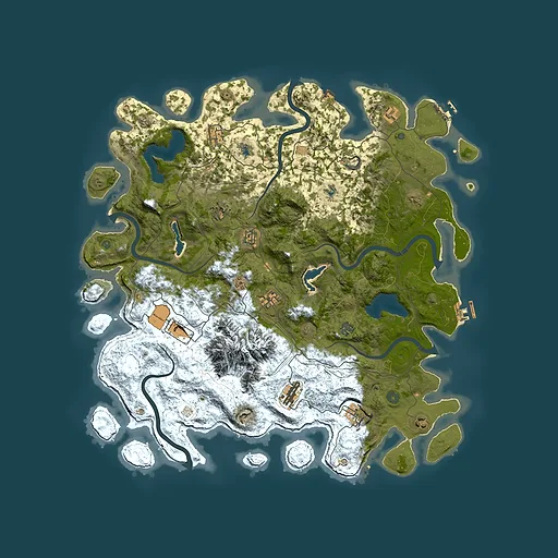 Rust map seed 347588117, 5000x5000m top-down preview