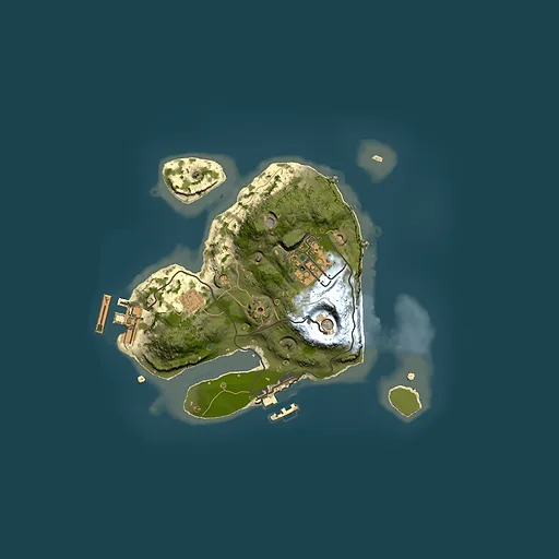 Rust map seed 1604505839, 2000x2000m top-down preview
