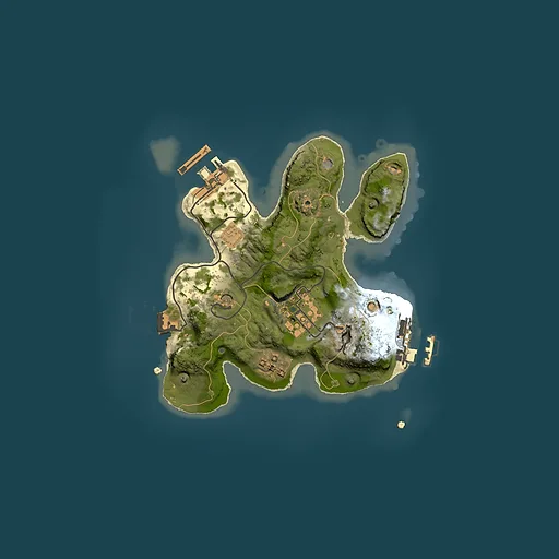 Rust map seed 139439465, 2000x2000m top-down preview