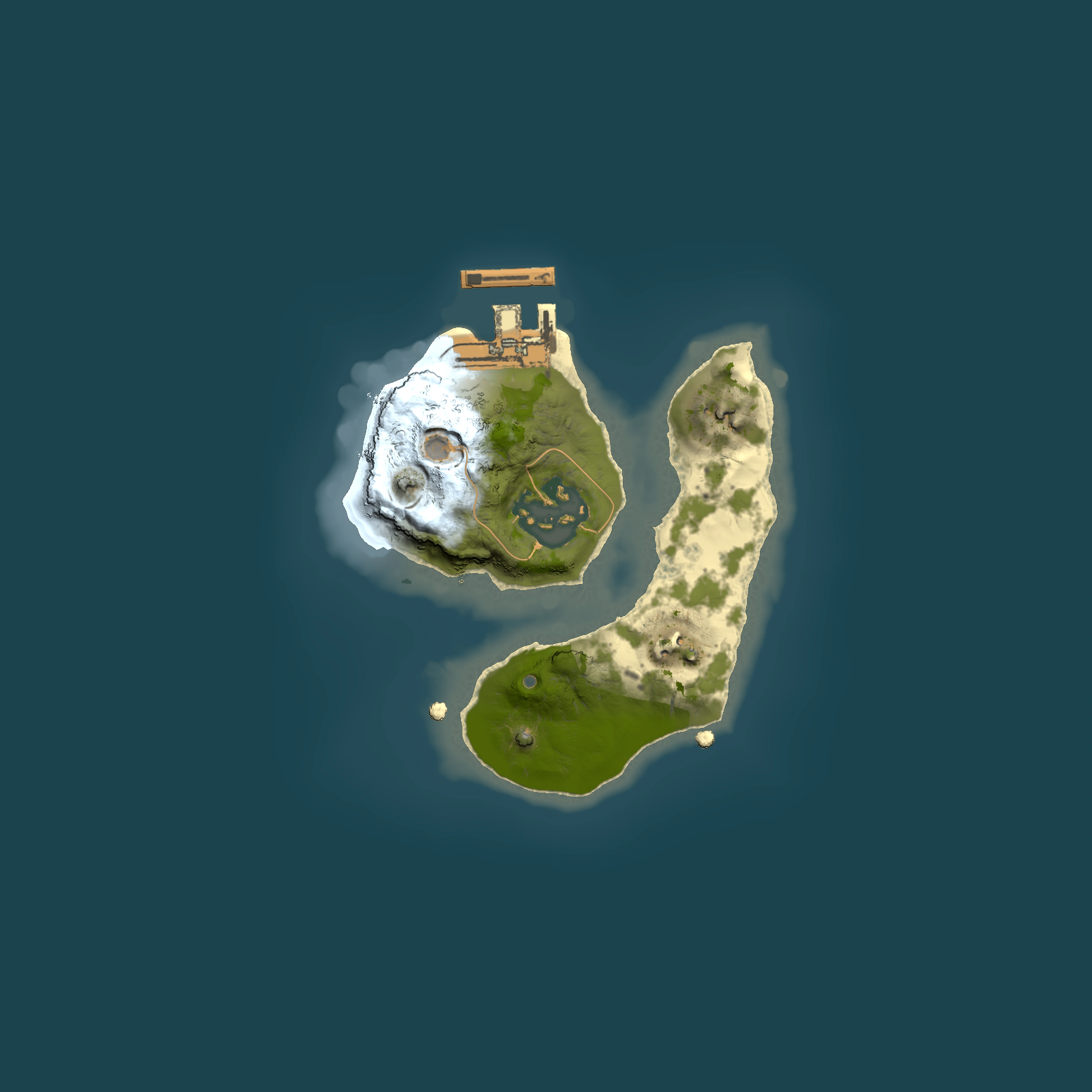 Full top-down render of Rust map seed 268566353, 1500x1500m
