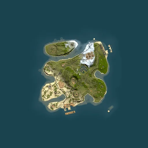 Rust map seed 230937073, 2000x2000m top-down preview